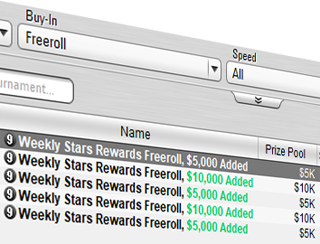 Stars Rewards Freeroll